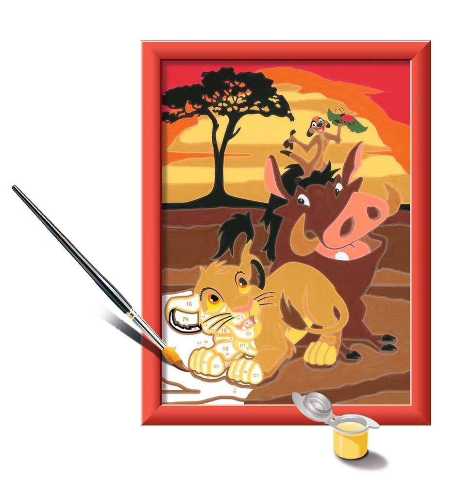 Numéro d'art - 13x18cm - Disney Le Roi Lion, Peinture - Numéro d'art, Loisirs créatifs, Produits