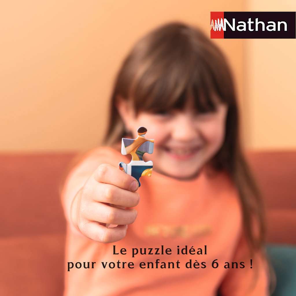 Nathan - Puzzle Enfant - 150 pièces - Evoli et ses évolutions - Pokémon -  Filles ou garçons Garçon ou fille dès 7 ans - Puzzle de qualité supérieure  
