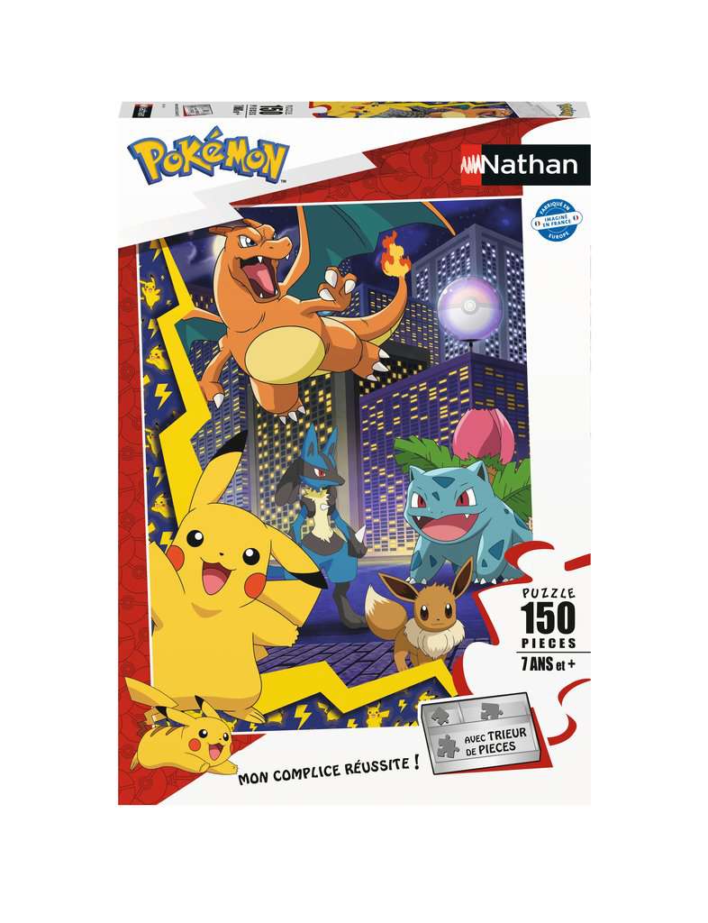 Nathan puzzle 150 p - La ville des Pokémon