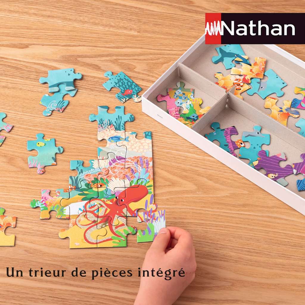 Nathan puzzle 60 p - Bienvenue au centre équestre