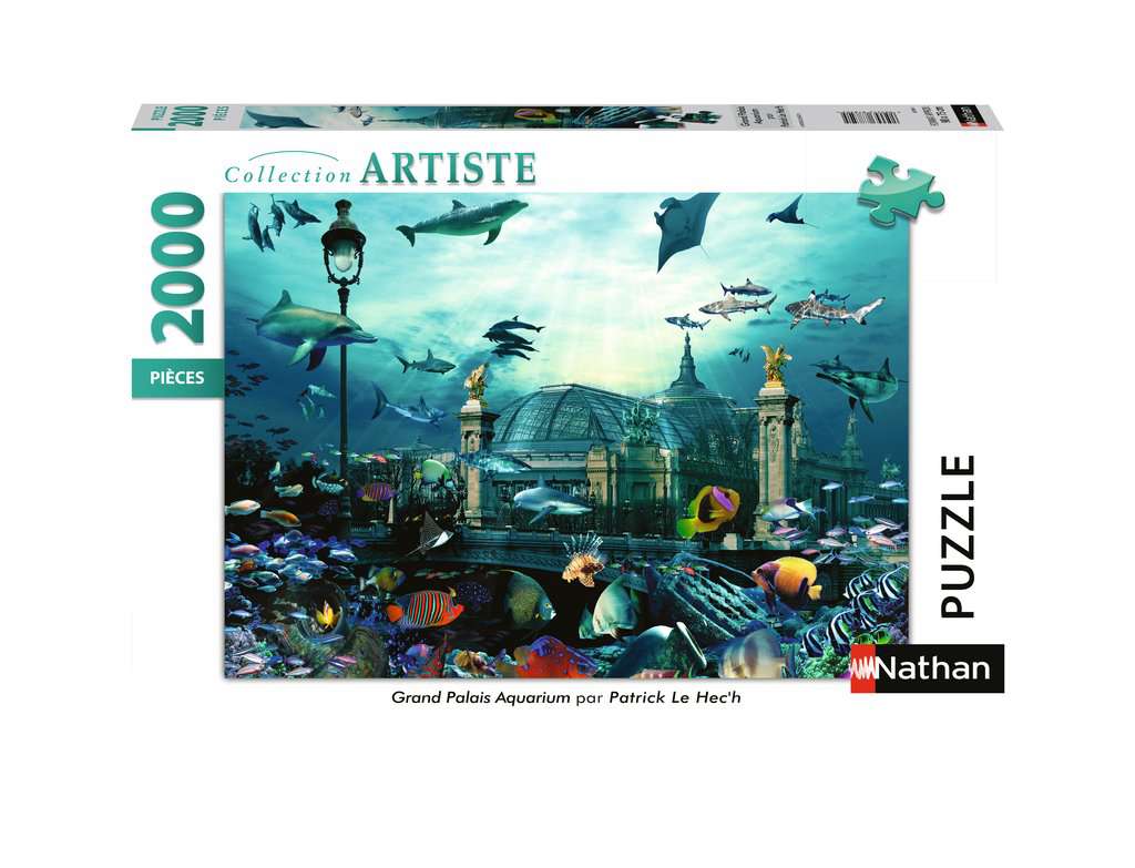 Nathan puzzle 2000 p - Grand Palais aquarium, Puzzle adulte, Puzzle  Nathan, Produits