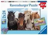 Puzzles 2x24 p - L amour des chevaux Puzzle;Puzzle enfant - Ravensburger