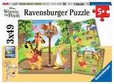 Puzzles 3x49 p - Journée sportive / Disney Winnie l Ourson Puzzle;Puzzle enfant - Ravensburger