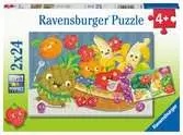 Puzzles 2x24 p - Les petits fruits et légumes Puzzle;Puzzle enfant - Ravensburger