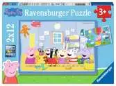 Puzzles 2x12 p - Les aventures de Peppa Pig Puzzle;Puzzle enfant - Ravensburger