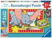 Puzzles 2x12 p - L appel de l aventure / Disney Puzzle;Puzzle enfant - Ravensburger