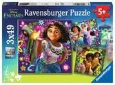 Puzzles 3x49 p - La magie d Encanto / Disney Encanto Puzzle;Puzzle enfant - Ravensburger