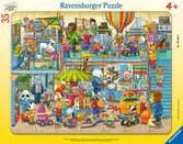 Puzzle cadre 30-48 p -  Le magasin de jouets des animaux Puzzle;Puzzle enfant - Ravensburger