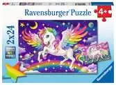 Puzzles 2x24 p - Licorne et Pégase Puzzle;Puzzle enfant - Ravensburger