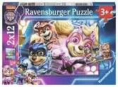 Puzzles 2x12 p - Une équipe indestructible / Paw Patrol film 2 Puzzle;Puzzle enfant - Ravensburger