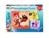 Puzzles 3x49 p - Matt, Jia et Emma / Petronix Defenders Puzzle;Puzzle enfant - Ravensburger