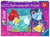 Puzzles 3x49 p - Aventure des princesses / Disney Princesses Puzzle;Puzzle enfant - Ravensburger