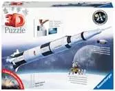 Puzzle 3D Fusée spatiale Saturne V / NASA Puzzle 3D;Puzzles 3D Objets iconiques - Ravensburger