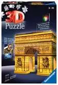 Puzzle 3D Arc de Triomphe illuminé Puzzle 3D;Puzzles 3D Objets iconiques - Ravensburger
