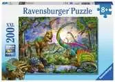 Puzzle 200 p XXL - Le royaume des dinosaures Puzzle;Puzzle enfant - Ravensburger
