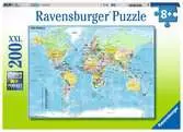 Puzzle 200 p XXL - Carte du Monde Puzzle;Puzzle enfant - Ravensburger