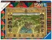 Puzzle 1500 p - La carte de Poudlard / Harry Potter Puzzle;Puzzle adulte - Ravensburger