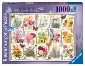Puzzle 1000 p - Affiches de fleurs du jardin Puzzle;Puzzle adulte - Ravensburger