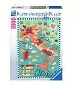 Puzzle 1000 p - Tournée des desserts italiens Puzzle;Puzzle adulte - Ravensburger