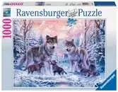 Puzzle 1000 p - Loups arctiques Puzzle;Puzzle adulte - Ravensburger
