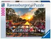 Puzzle 1000 p - Vélos à Amsterdam Puzzle;Puzzle adulte - Ravensburger