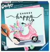 CreArt - 20x20 cm - Choose happy Loisirs créatifs;Peinture - Numéro d art - Ravensburger