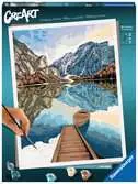 CreArt - 30x40 cm - Lake views Loisirs créatifs;Peinture - Numéro d art - Ravensburger