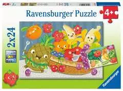 Puzzles 2x24 p - Les petits fruits et légumes - Image 1 - Cliquer pour agrandir