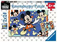 Puzzles 2x24 p - Au cinéma / Disney Mickey Mouse - Image 1 - Cliquer pour agrandir