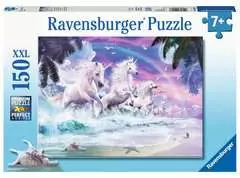 Puzzle 150 p XXL - Licornes sur la plage - Image 1 - Cliquer pour agrandir