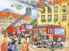 Puzzle 100 p XXL - Nos pompiers - Image 2 - Cliquer pour agrandir