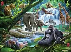 Puzzle 100 p XXL - Les animaux de la jungle - Image 2 - Cliquer pour agrandir