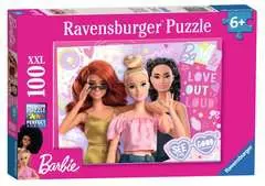 Puzzle 100 p XXL - Toujours voir le bon côté / Barbie - Image 1 - Cliquer pour agrandir