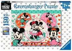 Puzzle 150 p XXL - Mickey et Minnie amoureux / Disney Mickey Mouse - Image 1 - Cliquer pour agrandir