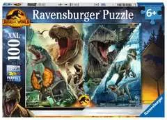 Puzzle 100 p XXL - Les espèces de dinosaures / Jurassic World 3 - Image 1 - Cliquer pour agrandir