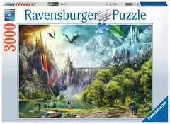 Puzzle 3000 p - Règne des dragons - Image 1 - Cliquer pour agrandir