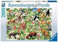 Puzzle 2000 p - Jungle - Image 1 - Cliquer pour agrandir
