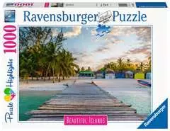 Puzzle 1000 p - Île des Caraïbes (Puzzle Highlights, Îles de rêve) - Image 1 - Cliquer pour agrandir