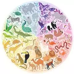 Puzzle rond 500 p - Animaux (Circle of Colors) - Image 2 - Cliquer pour agrandir