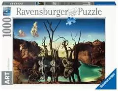 Puzzle 1000 p Art collection - Cygnes se reflétant en éléphants / Salvador Dali - Image 1 - Cliquer pour agrandir