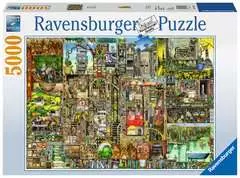 Puzzle 5000 p - Ville bizarre / Colin Thompson - Image 1 - Cliquer pour agrandir