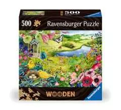 Puzzle en bois - Rectangulaire - 500 pcs - Jardin de la nature - Image 1 - Cliquer pour agrandir