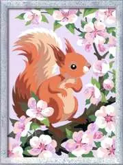 Numéro d'art - 18x24cm - Écureuil au printemps - Image 2 - Cliquer pour agrandir