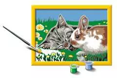 Numéro d'art - 13x18cm - Chaton et son compagnon le lapin - Image 3 - Cliquer pour agrandir