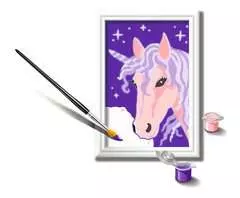 Numéro d'art - 8x12cm - Licorne à crinière violette - Image 3 - Cliquer pour agrandir