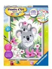 Numéro d'art - 18x24cm - Maman koala et son bébé - Image 1 - Cliquer pour agrandir