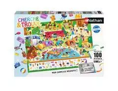 Nathan puzzle 100 p - Au camping (Cherche et trouve) - Image 1 - Cliquer pour agrandir