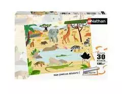 Nathan puzzle 30 p - Les animaux de la savane - Image 1 - Cliquer pour agrandir