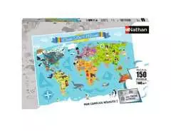 Nathan puzzle 150 p - Carte du monde - Image 1 - Cliquer pour agrandir