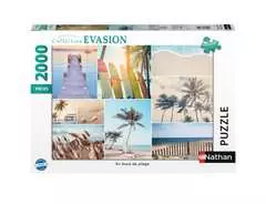 Nathan puzzle 2000 p - En bord de plage - Image 1 - Cliquer pour agrandir